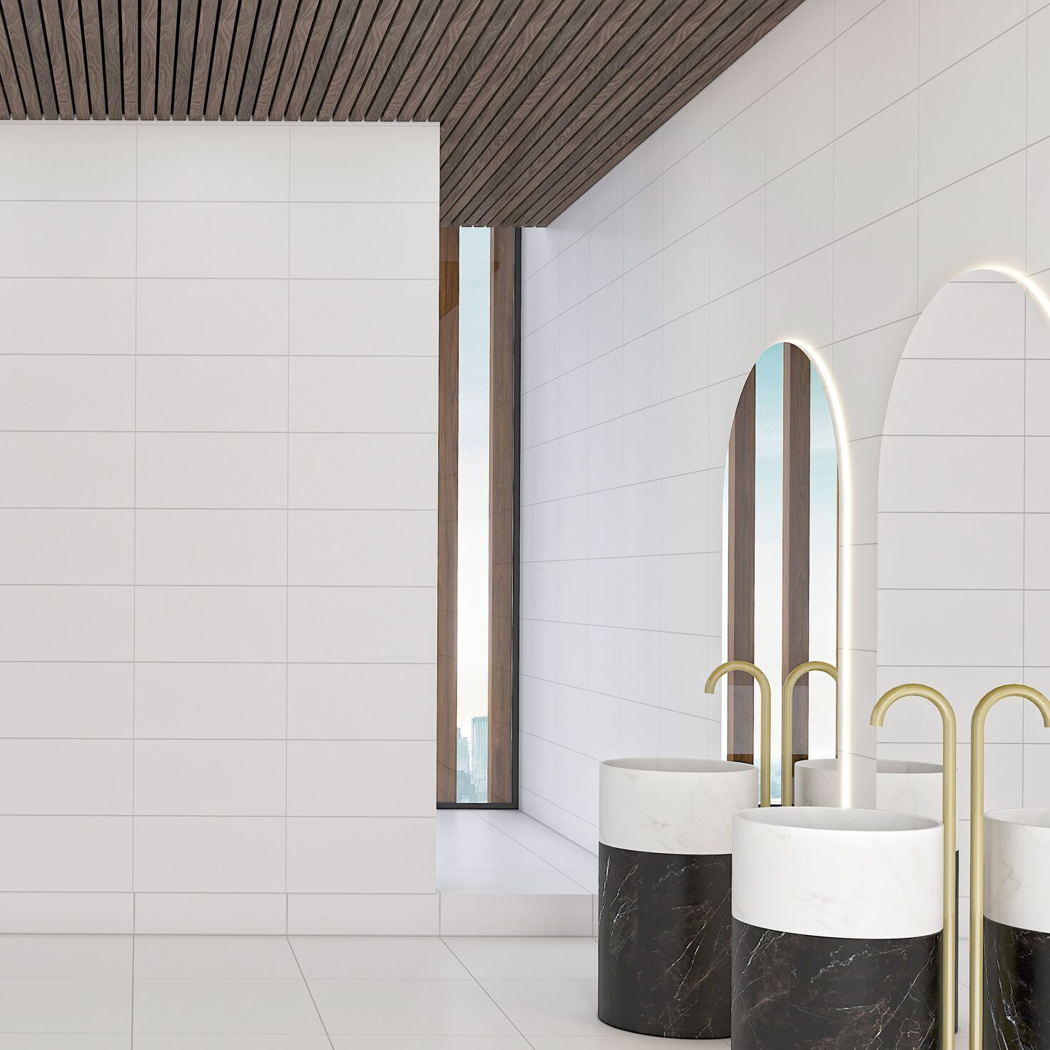 Tuscalo White Matt Porcelain Tile