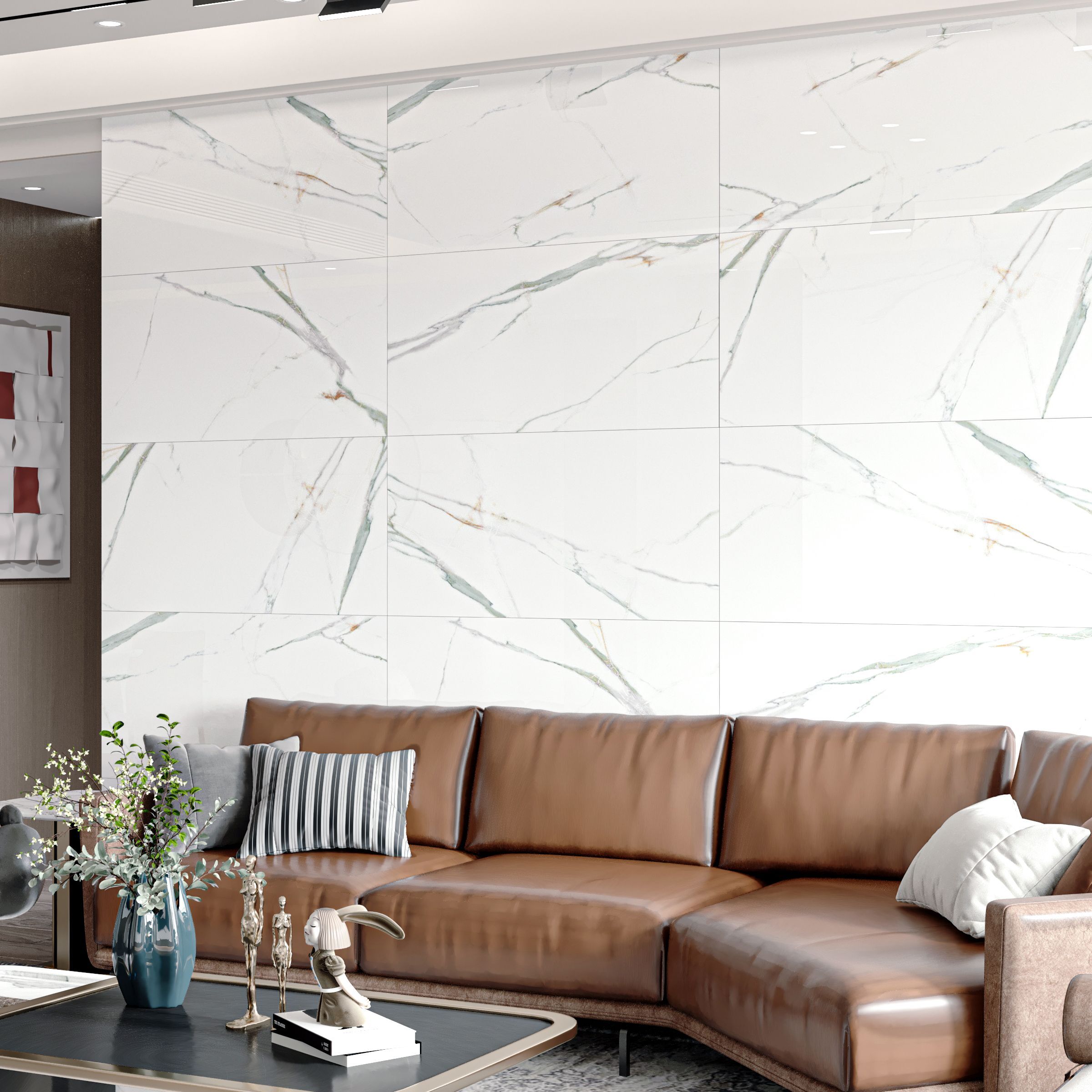 Vercelli Emerald Polished Porcelain Tile