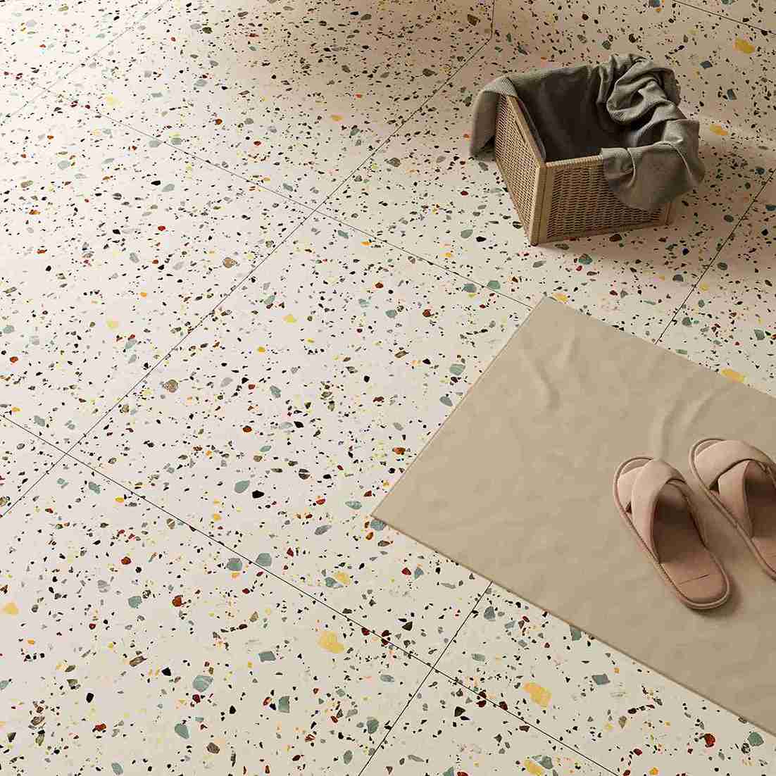 Garda Cream Matt Terrazzo Porcelain Tile