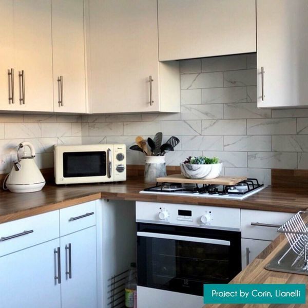 Matt Marble Effect Tile