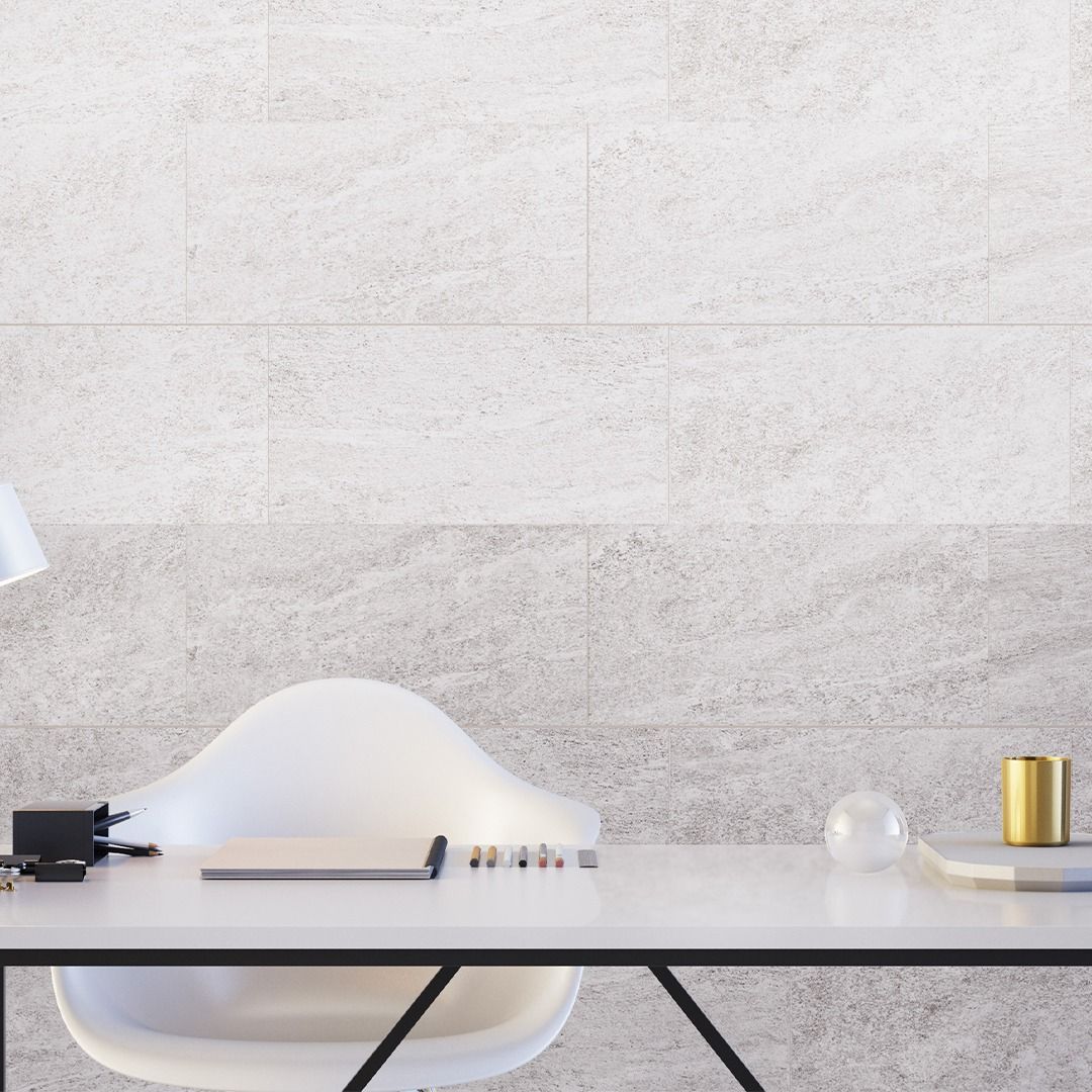 Moonlit Gris Stone Effect Tiles