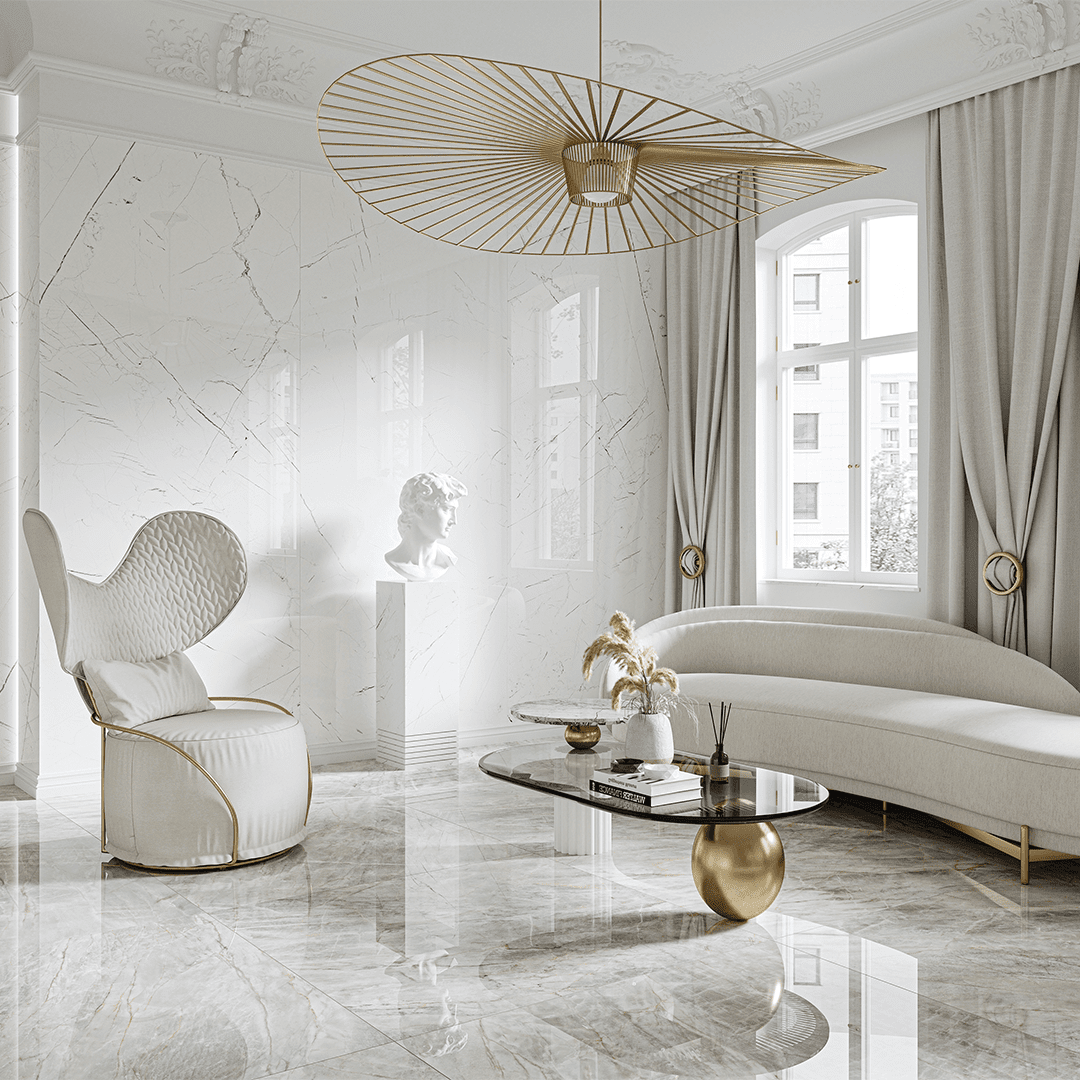 Gres Matt White Ceramic Tile
