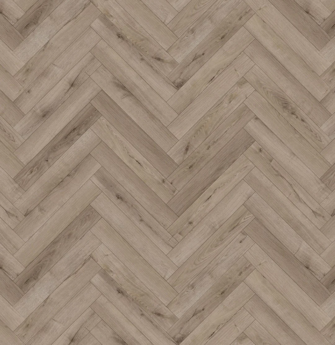 Laminate Herringbone Pebble Grey Tile - Image 2