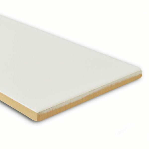 white gloss porcelain tiles