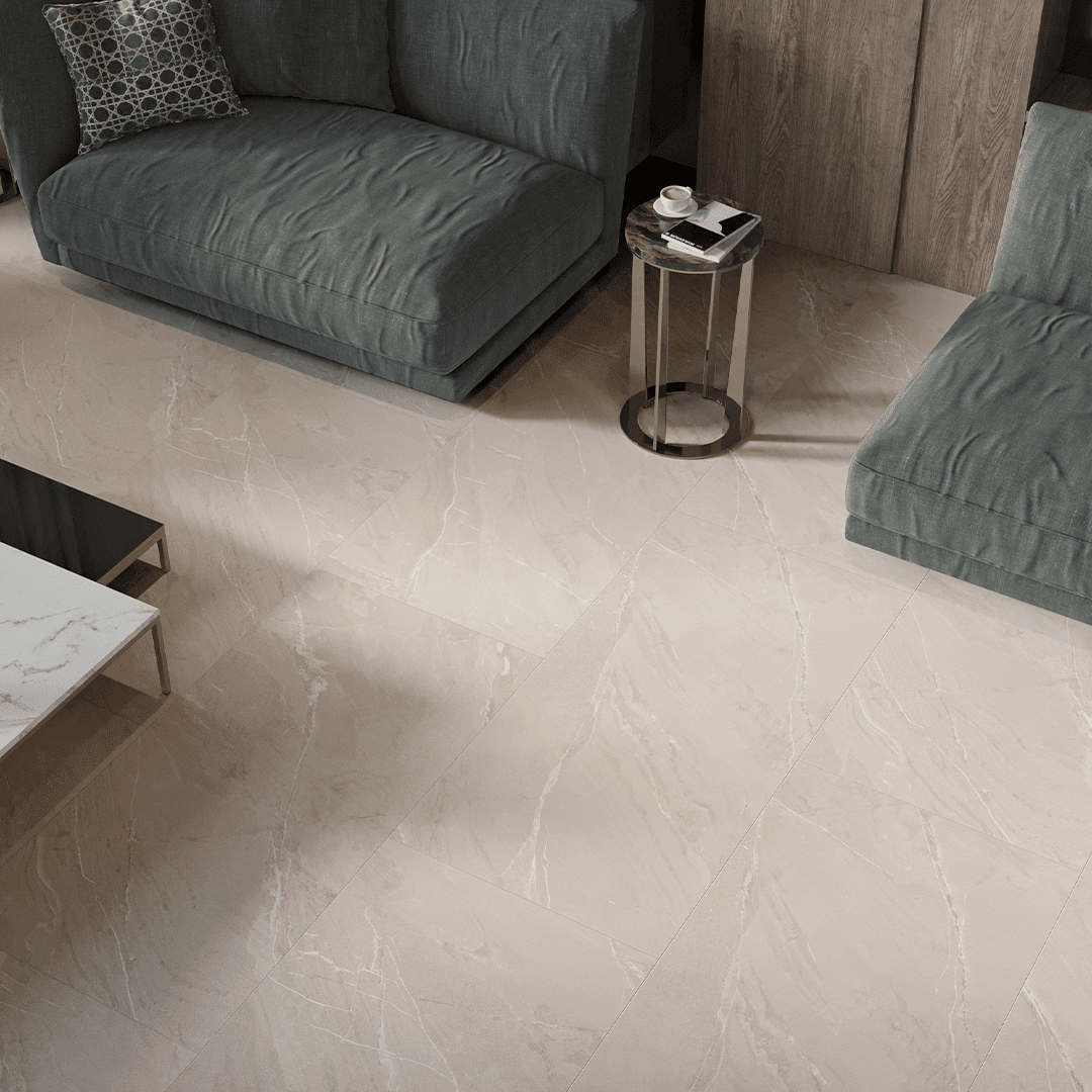 Concreto Semi-Lappato Indoor Porcelain Tiles