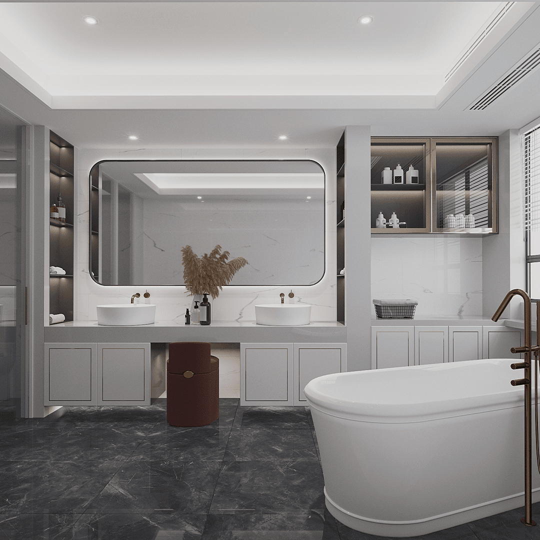 Argento Nero Polished Indoor Porcelain Tile